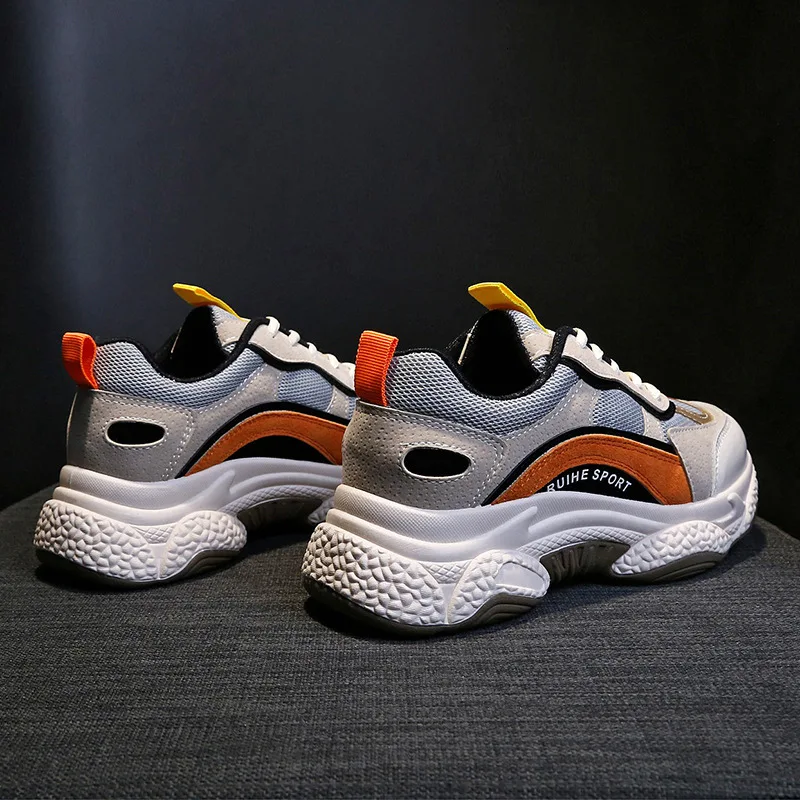 Женская обувь Новинка 2019 года женские кроссовки на массивном каблуке из