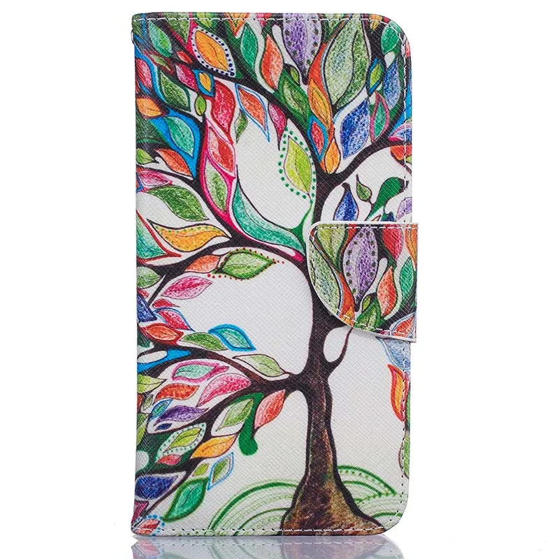 Colorful Tree Biencaso цветок дерево с дизайном "Жираф" из искусственной кожи чехол-бумажник с крышкой удерживаемой магнитом чехол для Motorola Moto G4 G5 G5S G6 плюс Fundas - Цвет: Colorful Tree