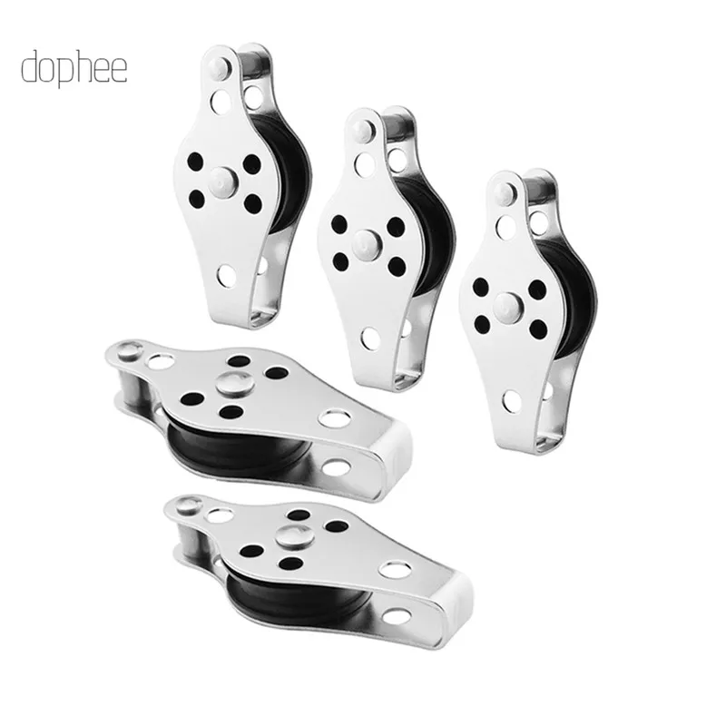 Dophee 5 шт. шкивные блоки веревка бегунок Каяк Аксессуары для лодок каноэ якорь