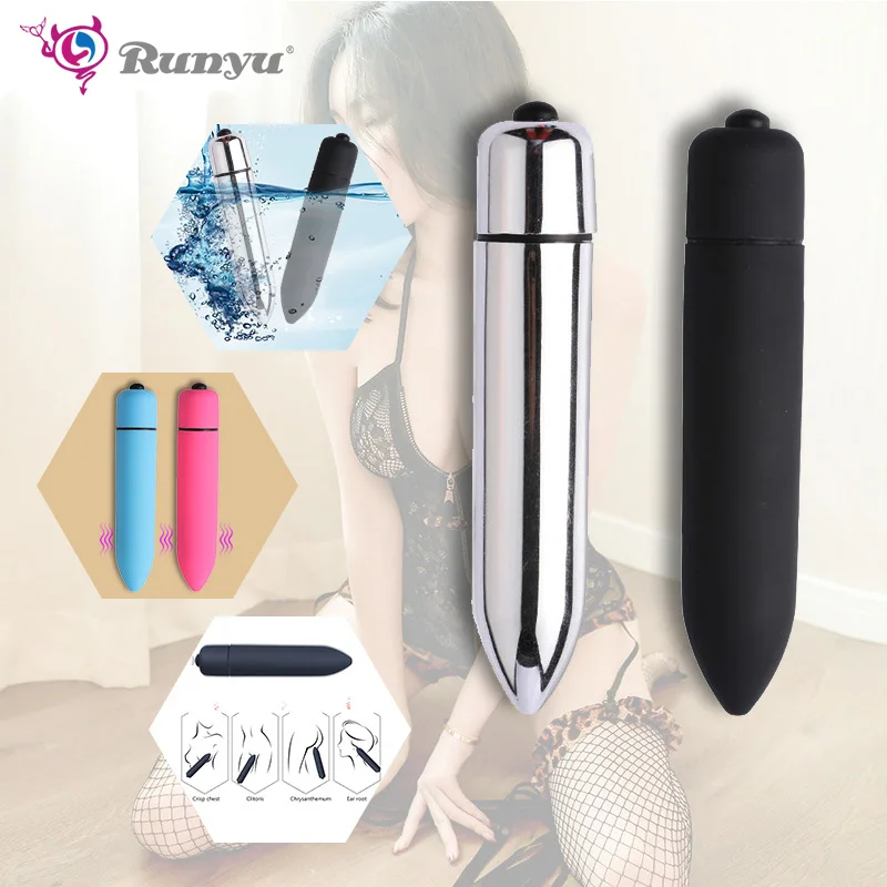 Runyu 4 цвета 10 скоростей Пуля Мини-вибраторы для женщин клиторальный стимулятор