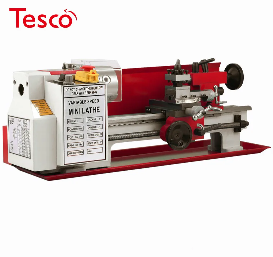 

550W Small Lathe Machine CNC Mini Bench Lathe For Sale