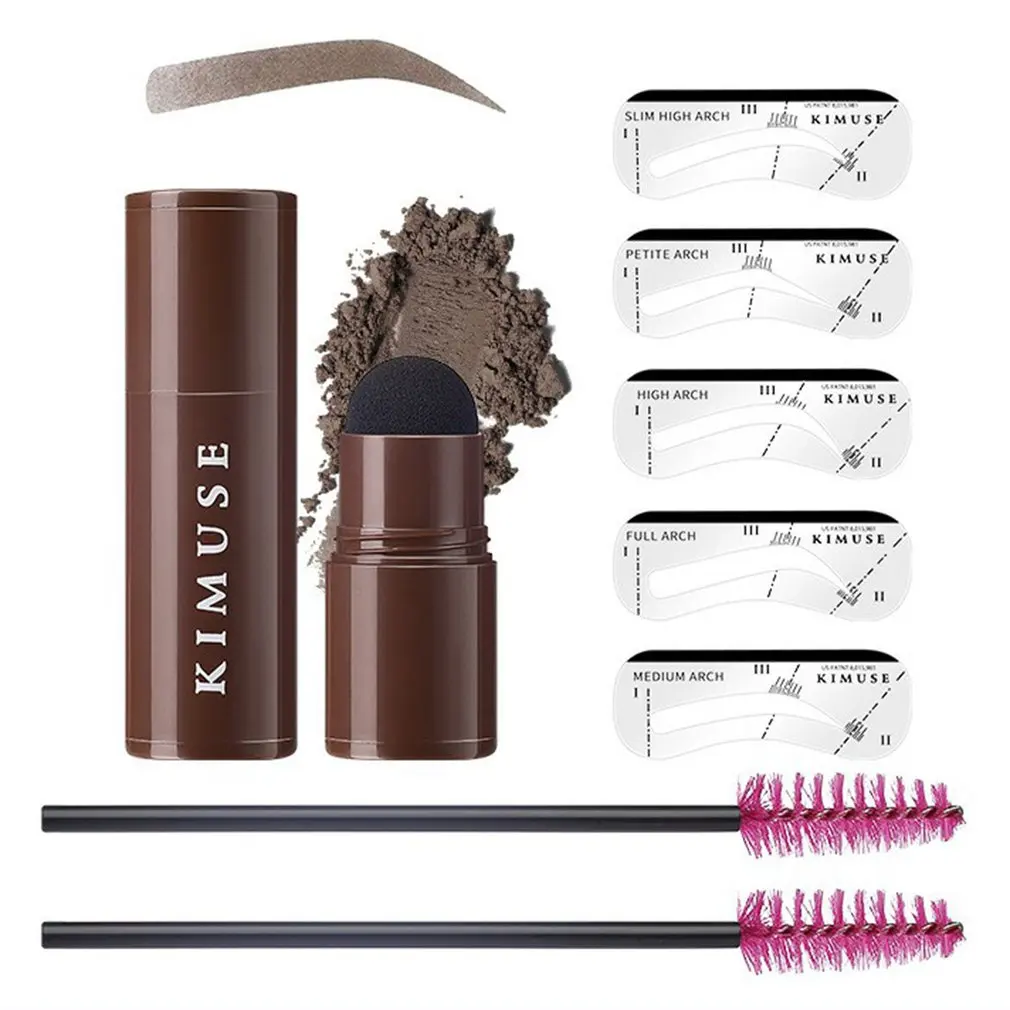 

Brow Stamp + Shaping Kit Fine And Smooth Waterproof Sweatproof Long-lasting Multiple Styles Natural Eyebrow