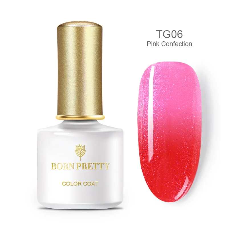 BP-TG06 BORN PRETTY термический гель лак для ногтей Температура Изменение цвета УФ гель Отмачивание гель лак для ногтей 6 мл 40 цветов нужно УФ лампа лечение - Цвет: BP-TG06