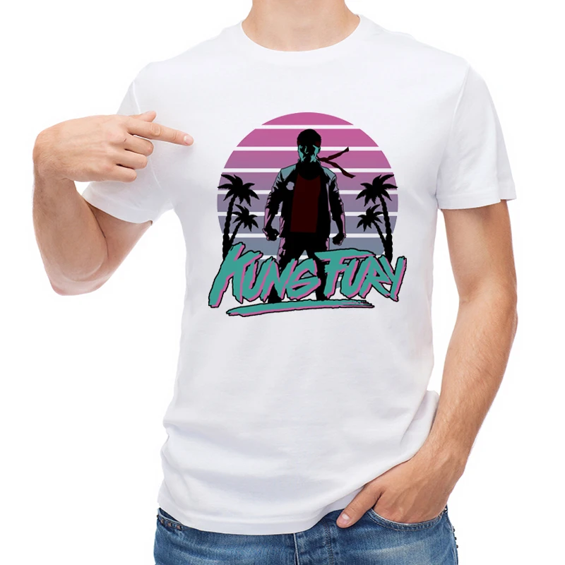 

TEEHUB Newest Men T-shirt Fashion Sunset Man Printed Short Sleeve T Shirt O-Neck Tops Cool Tees