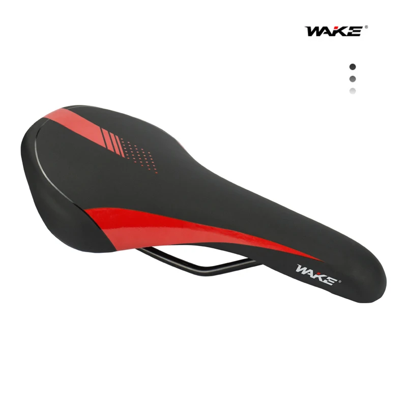 

WAKE Bicycle Saddle PU Waterproof MTB Saddle Road Mountain Bike Seat Bicyle Cushion Accessories