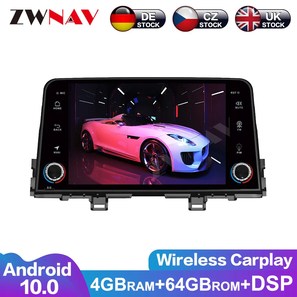 Android 9 0 IPS экран PX6 DSP для KIA picanto Morning 2017 2018 2019 автомобильный DVD плеер GPS