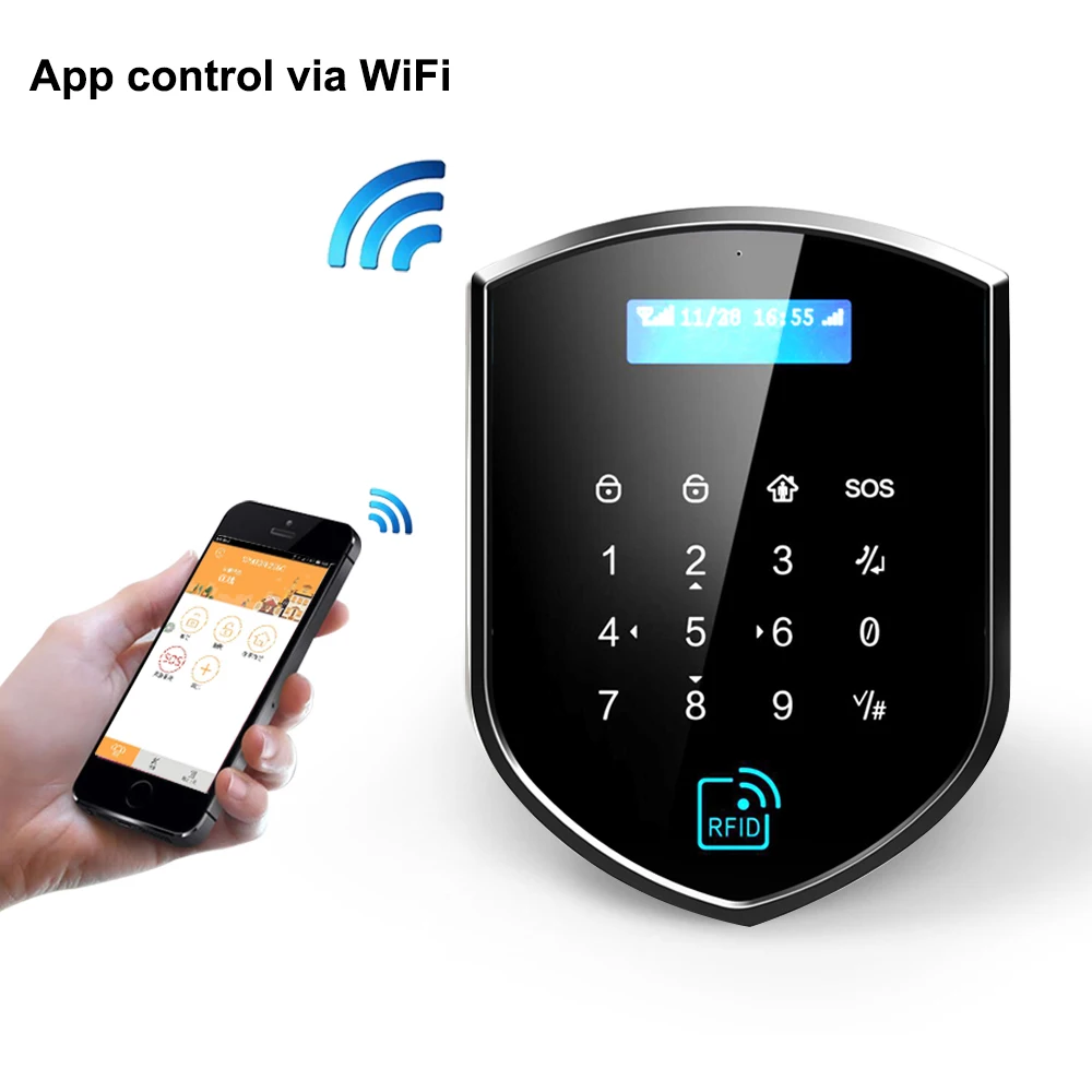 Wolf-Guard Wireless Home Alarm Security Burglar System All-Around 3G Host 2.4G Wifi 720P Indoor /Outdoor Waterproof Camera enlarge