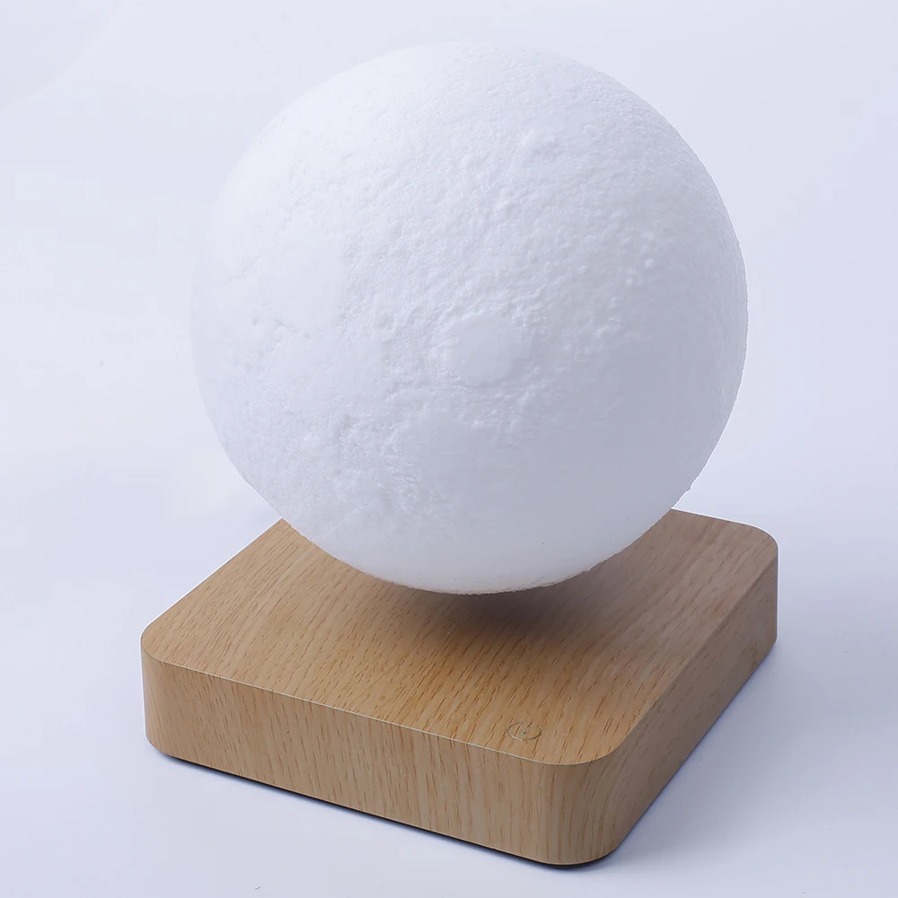 Магнитная левитация 6 дюймов Луна плавающий вращающийся светильник офисная