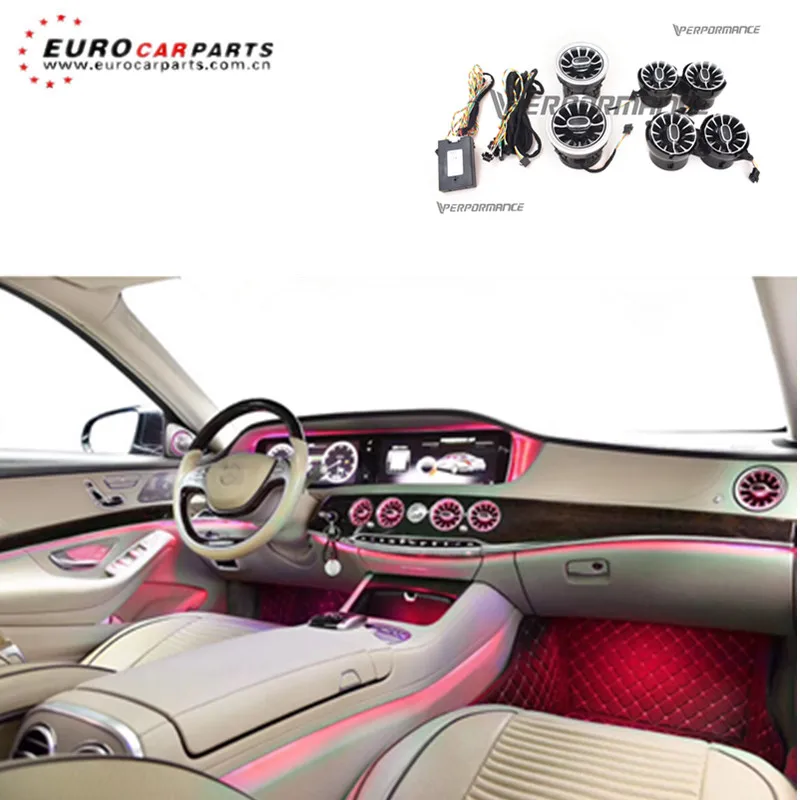 

Вентиляционная решетка S class W222 S63 S65 для W222 S63 S65 S500 s450, вентиляционная лампа 7 цветов или 64 цвета