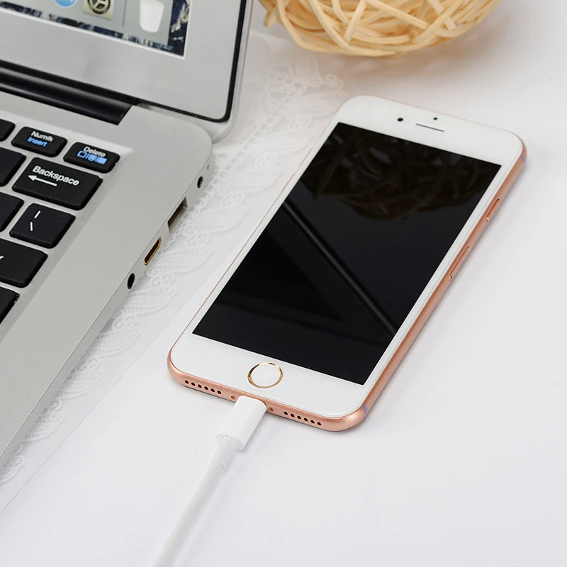 Кабель для зарядки и передачи данных с подсветкой iphone XS MAX XR 8 7 6 6S внешний диаметр 5