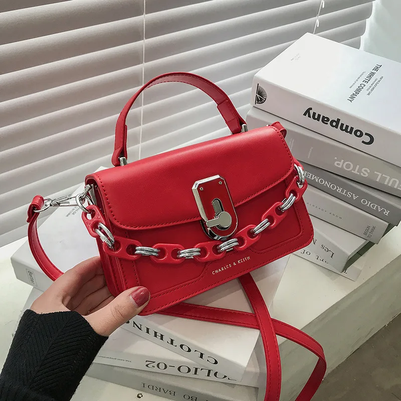 

Bolsos Con Asa 2021 Fashion Shoulder Chain Bags For Women Messenger Bag Designer Inspired Handbag Leather Small Crossbody Bag