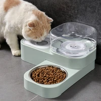 cat dog double bowl pet automatic feeder fountain water drinking puppy kitten food dish cat dog water dispenser pet supplies