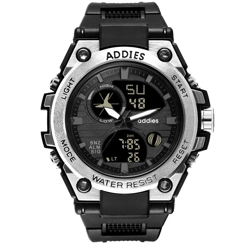 

Addies/ Aidis Water Luminous Plastic Multi-Function Watch Men's Outdoor Sports LED Electronic Watch