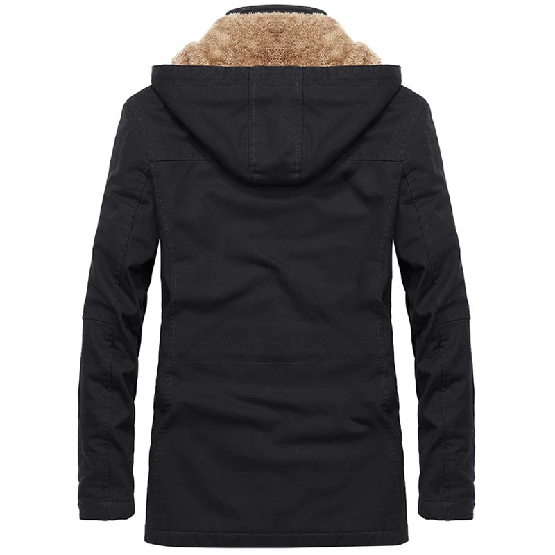 Winter parka men 4XL 5XL New Mens jackets casual Hooded coats Plus velvet men's Water wash coat warm jacket Detachable hat 1328