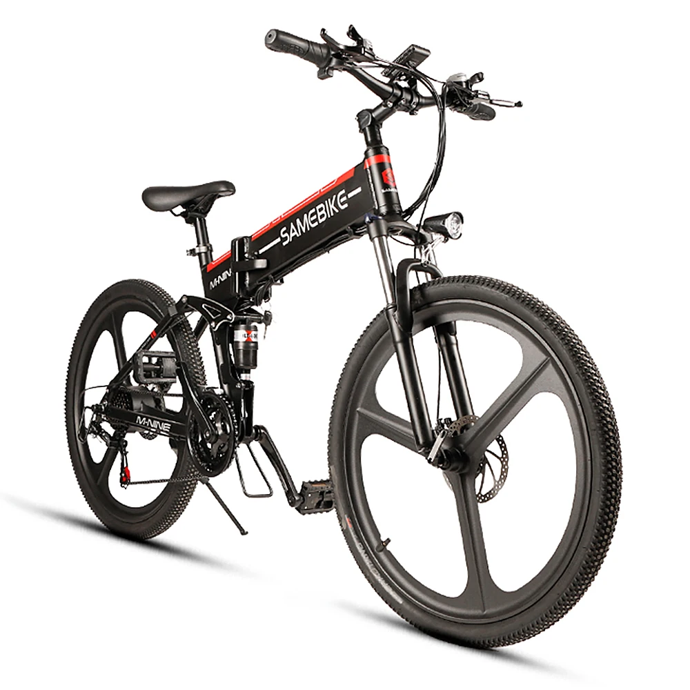 Samebike 26 дюймов складной электрический велосипед самокат с Соединенным ободом 48 В