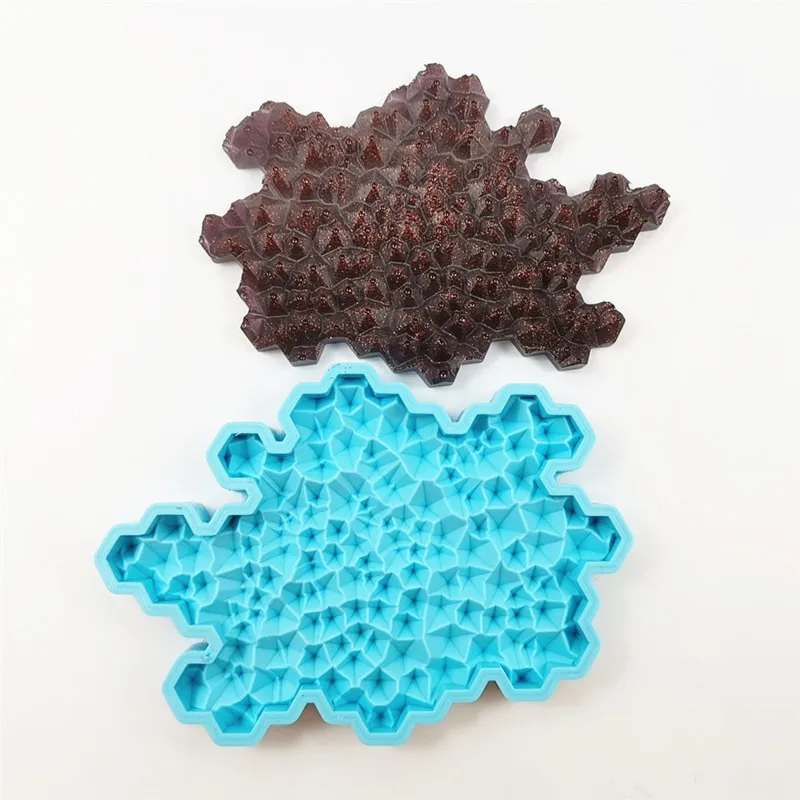 Силиконовая форма-подставка в виде сот эпоксидная смола форма ювелирных изделий