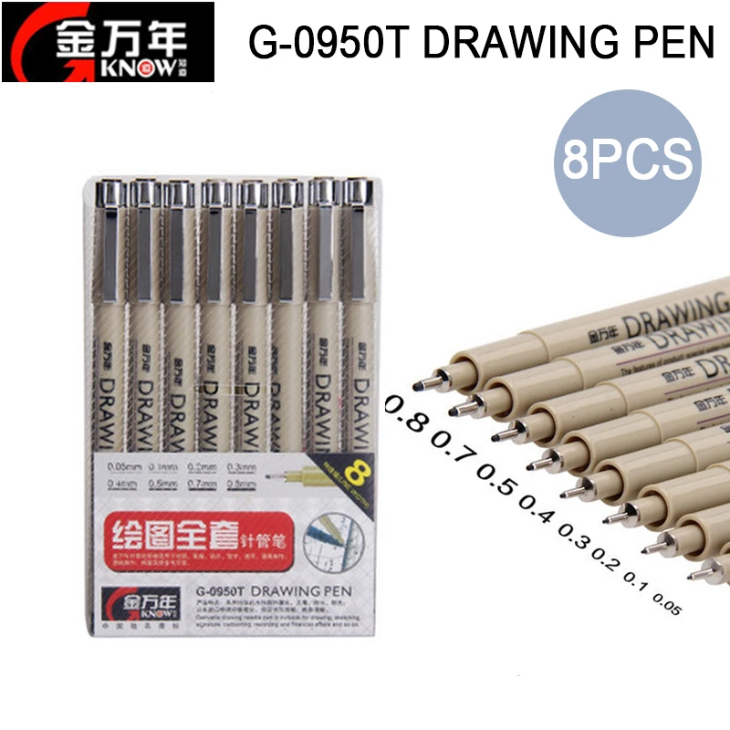 Знаменитость дизайнерская ручка для рисования 0 05 8 мм тонкий лайнер маркер