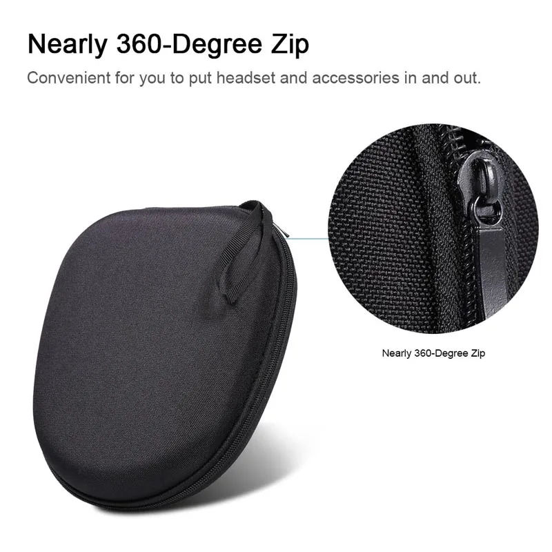 Портативный чехол для гарнитуры наушники EVA жесткий переноски коробка