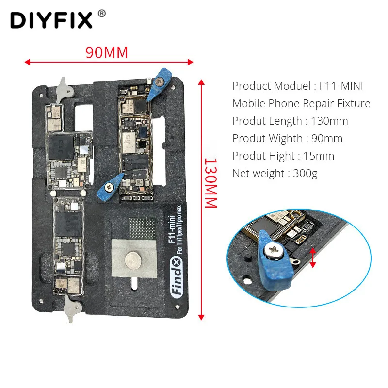 DIYFIX F11 mini для iPhone11/11Pro/11Pro Max мобильный телефон ремонтная арматура материнской