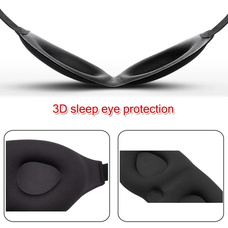 

Sleep Eye Mask Soft 3D Memory Foam Padded Home Travel Sleeping Blindfold Shade Cover M2
