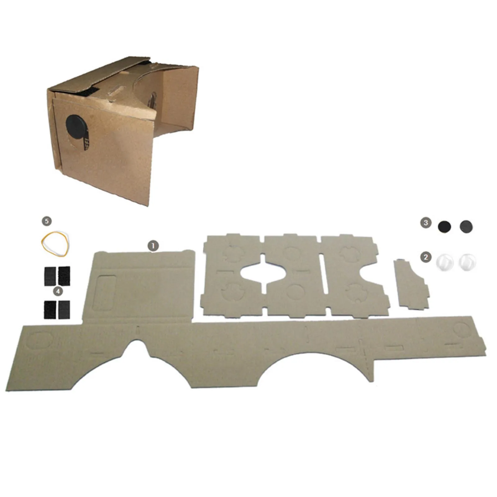 

3D Vr Virtual Reality Glasses Cardboard Trend Ultra Clear View lens For Mobile 3.5 6.0 Screen VR Vision
