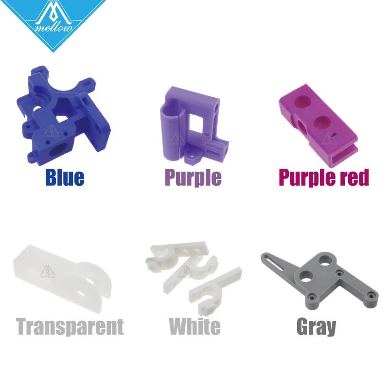 Цветной Reprap i3 переработанный 3D принтер PLA необходимые пла пластиковые детали