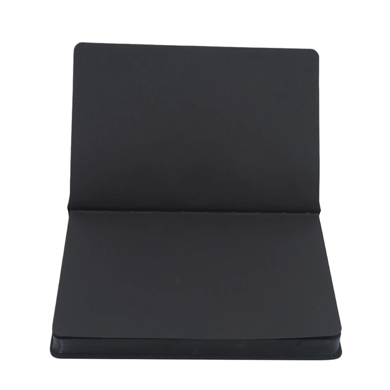 

2021 Trend StationeryNobal Black Notepad Blank Paper Diary Notebook Graffiti School Office Supplies Wholesale