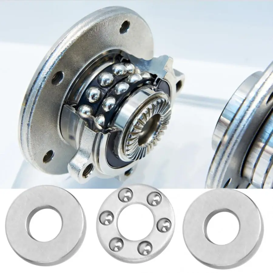 10 шт. Упорный Шариковый Подшипник Миниатюрный высокое качество плоские Сталь