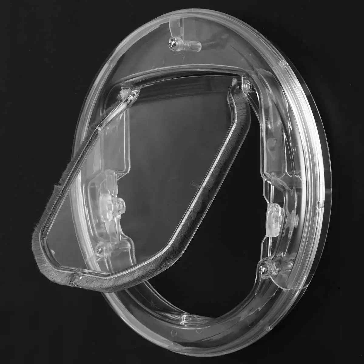 4 способа круглая прозрачная откидная дверь для собак и кошек маленьких