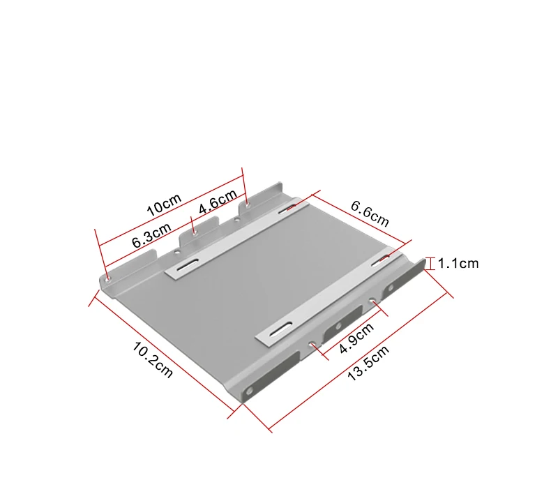Переходник Acasis для монтажа на жесткий диск 2 5 дюйма в комплект алюминиевый