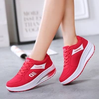 2021 platform wedges womens sneakers spring high quality lightweight breathable increased womens shoes casual shake shoes