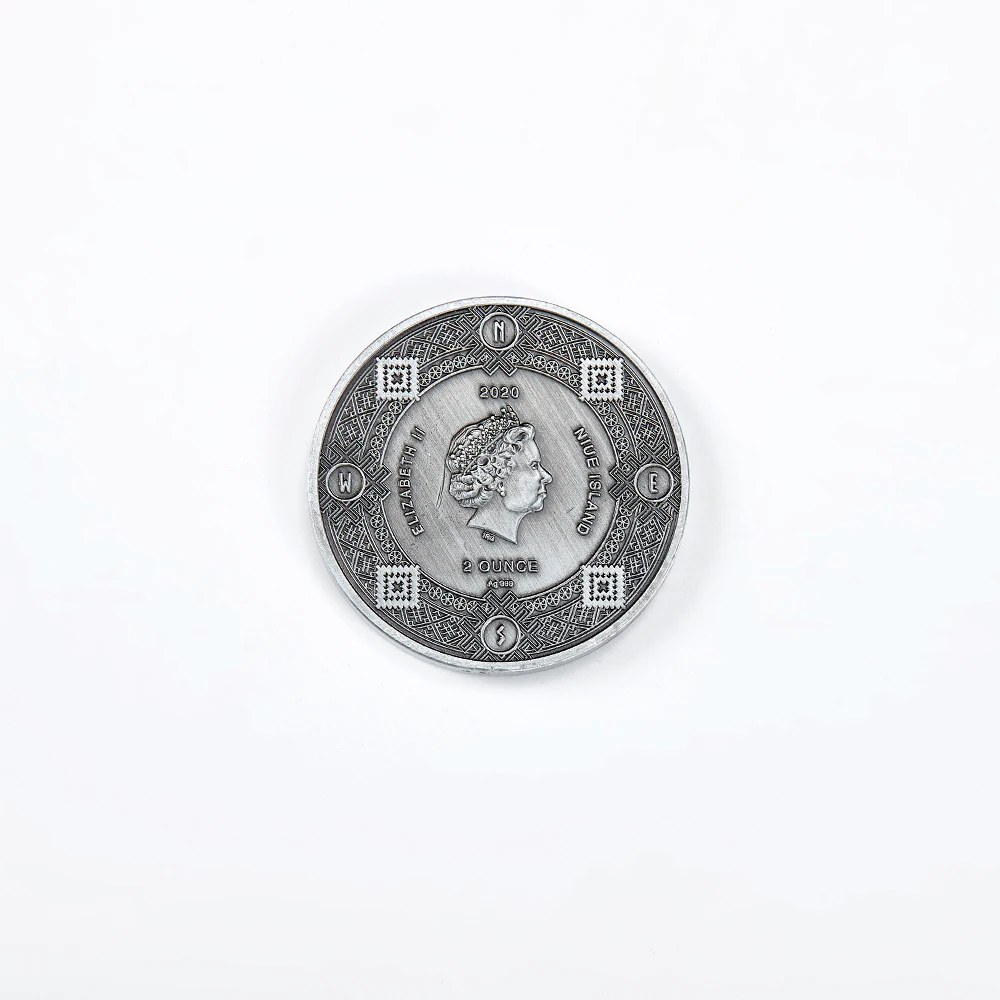 Прямая поставка КОПИЯ монета супер красивая Ниуэ 2020 древний календарь 4