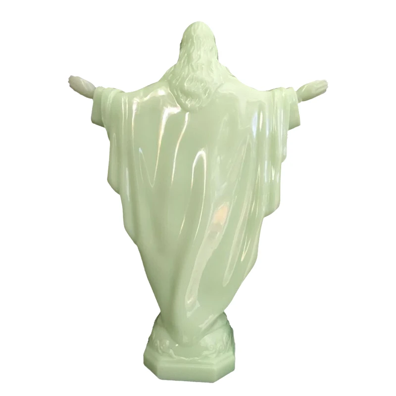 

Eternal Light Jesus Luminous Desktop Ornament PVC Statue Gift Garden Decor Accessories For Family Tuin Decoratie 13.5x4.9x18cm