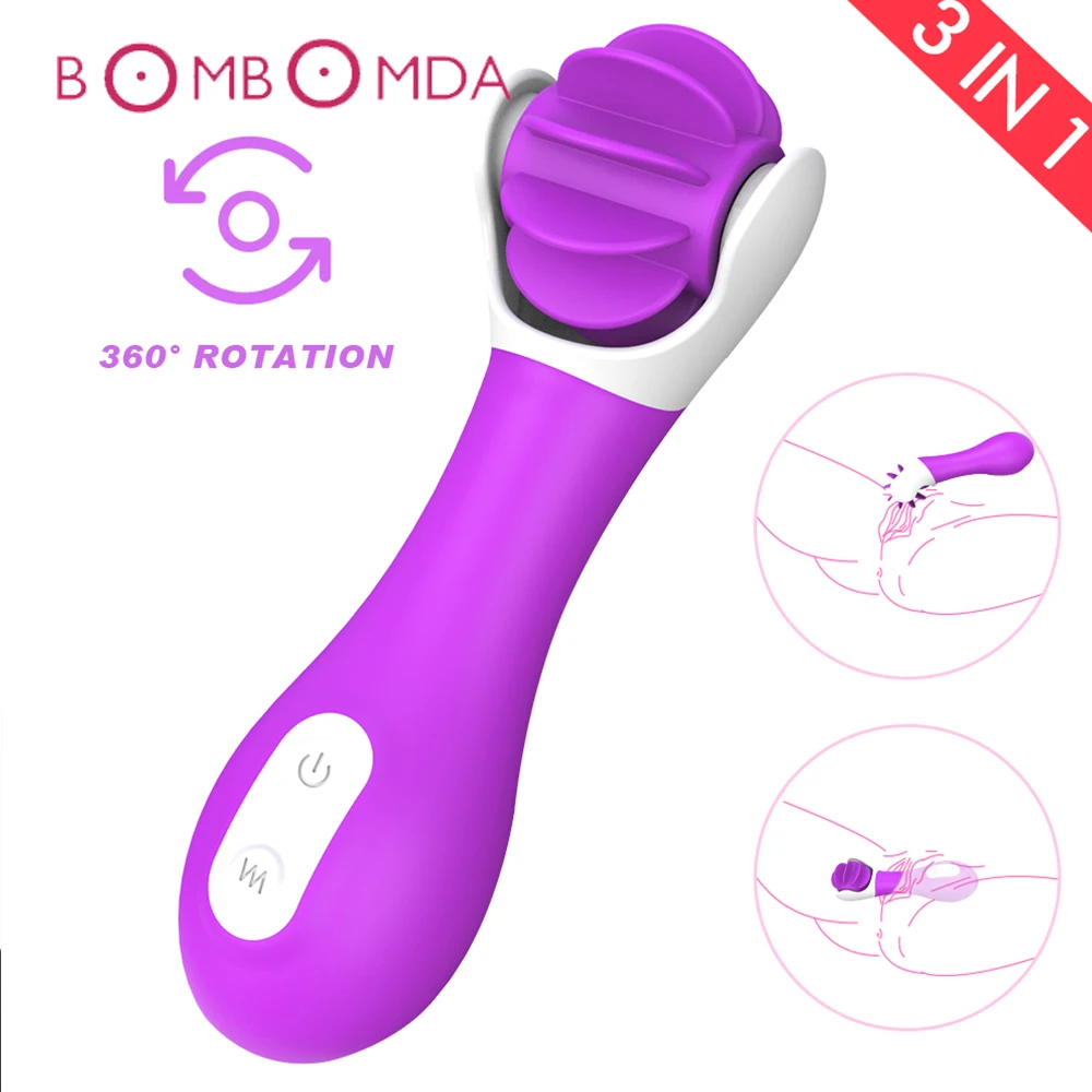 Эротический секс магазин вращающийся лижут Клитор Вибратор G Spot стимулирующий
