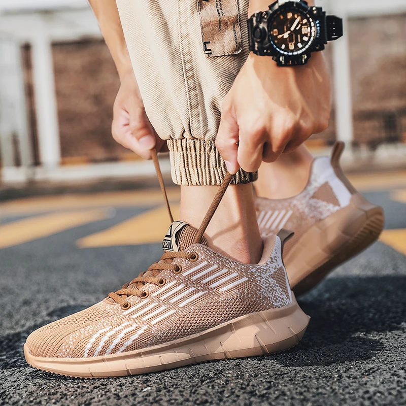 

2020 Men's Casual Shoes Large Size 46 Breathable Mesh Sports Shoes Outdoor Running Shoes Comfortable All-match Sneakers for Men