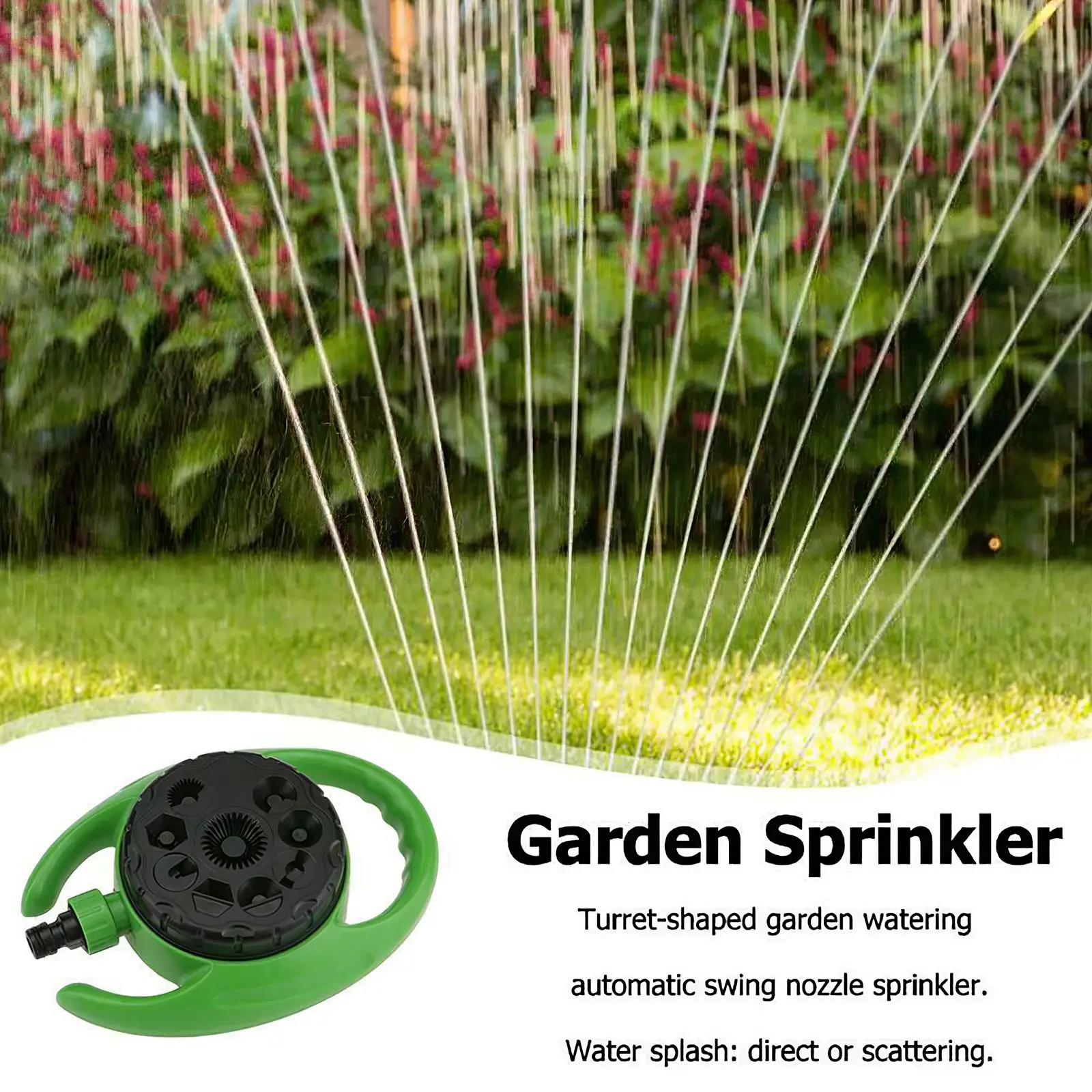 

1 Pc Farm Rotating Rocker Nozzle 360 Degrees Rotary Jet Nozzle Agricultural Garden Irrigation Lawn Sprinklers Time Saving