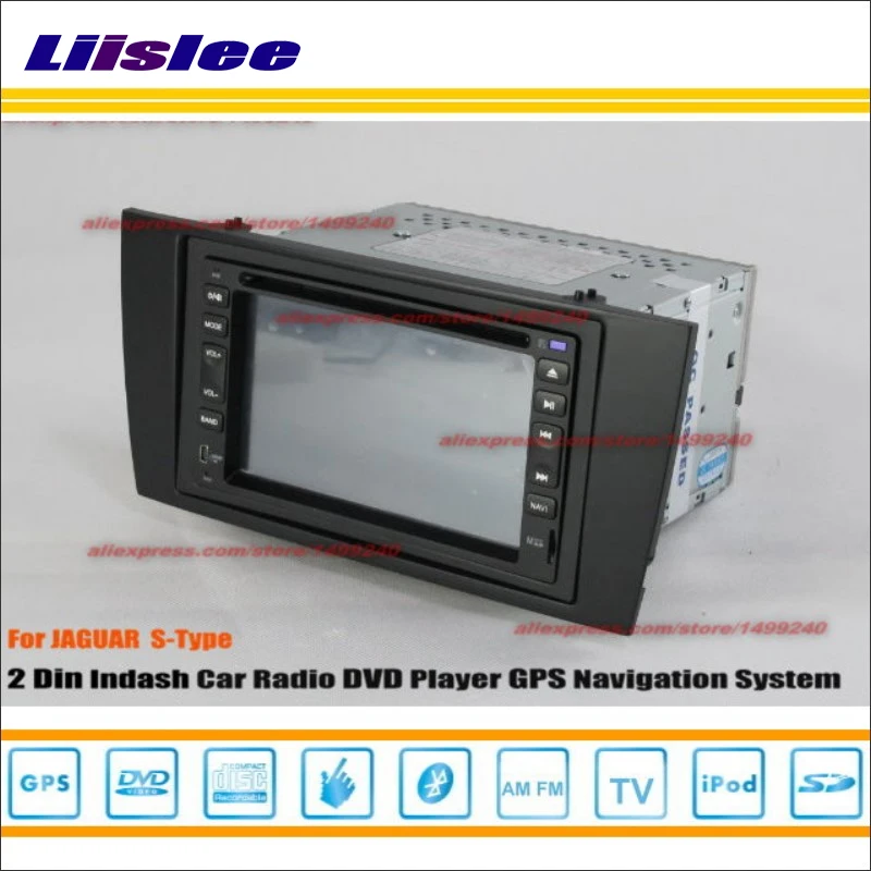 Автомобильная аудиосистема с радио CD DVD-плеером GPS-навигацией 2 Din для Jaguar S-Type 2001 ~