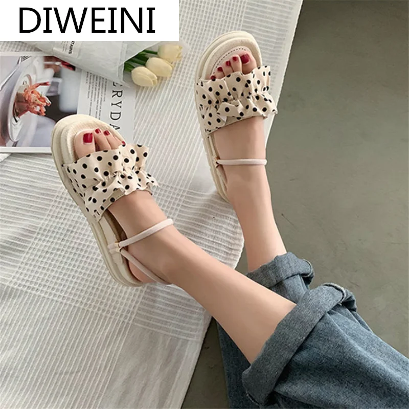 

New Women Slippers 2021 Summer Women Shoes Fashion Soft Bottom Open Toe Casual Sandals Comfortable Outdoor Beach Women Sandals