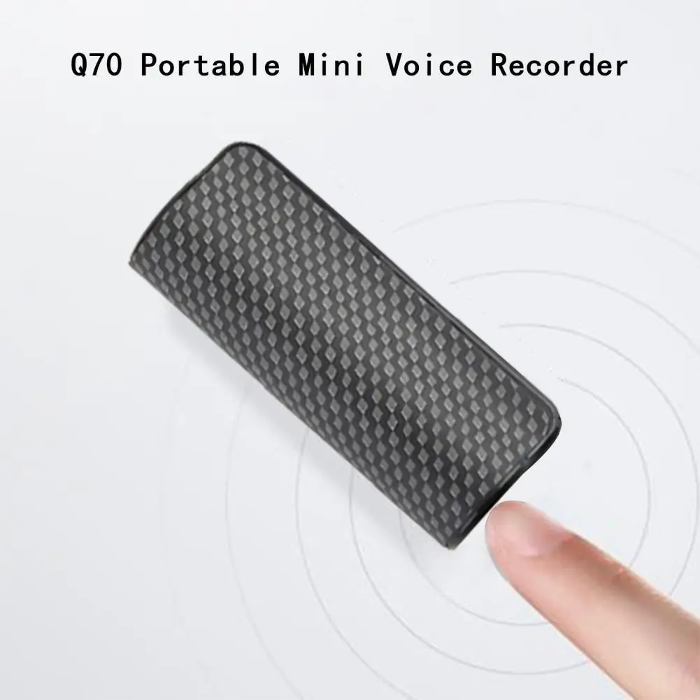 

Портативное магнитное мини-устройство записи звука Q70 8/16 ГБ, перезаряжаемое устройство шумоподавления, диктофон со встроенным HD микрофоном