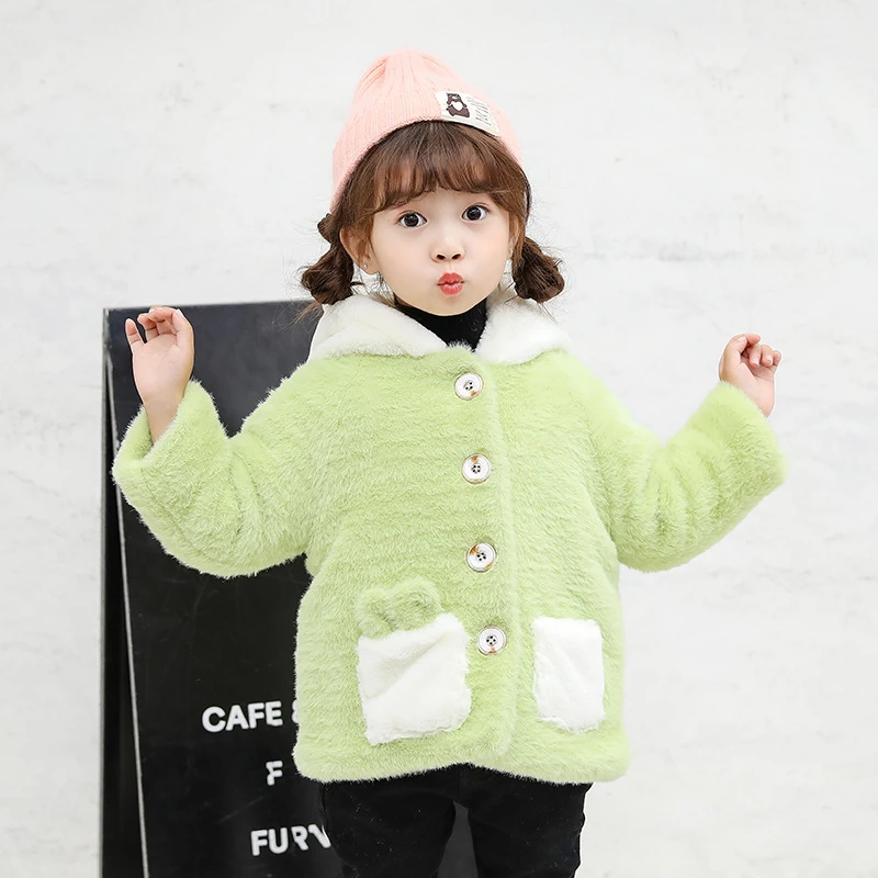 Зимняя плотная детская парка с героями мультфильмов для подростков Флисовое