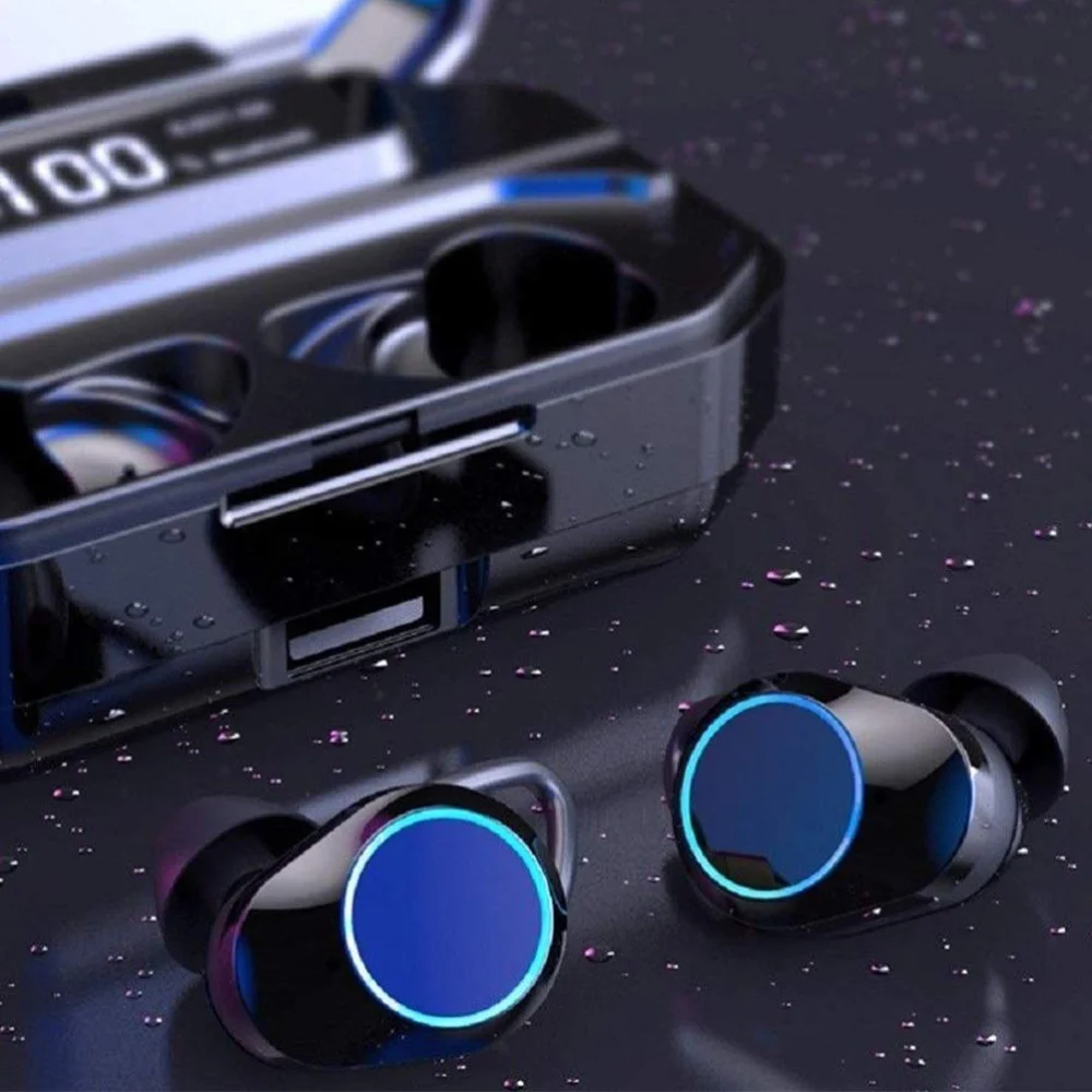 

Waterproof In Ear Wireless Headset Battery Status Display Noise Reduction Earphones Outdoor Portable Sport Headphones with Charg