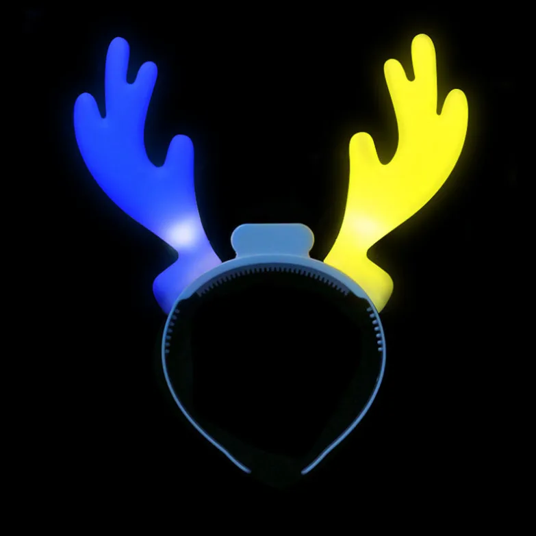 СВЕТОДИОДНЫЙ Красочный рождественские ободки праздничные вечерние блестящие