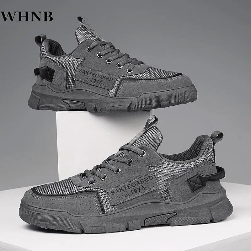 

WHNB new men's casual shoes all-match breathable shoes outdoor non-slip shoes fashion light shoes rubber outsole shoes