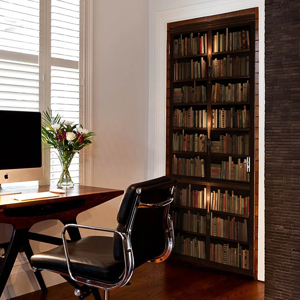 Книжный шкаф Funlife 3D самоклеящийся самоклеящаяся паста для спальни гостиной