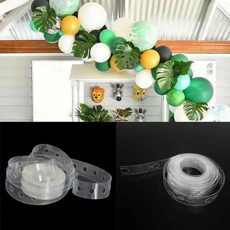 5 м двойное отверстие цепочка для воздушных шаров с одним отверстием фон дня