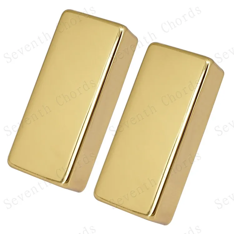 12 шт мини без отверстия запечатанный закрытый Электрогитары латунь хамбакер