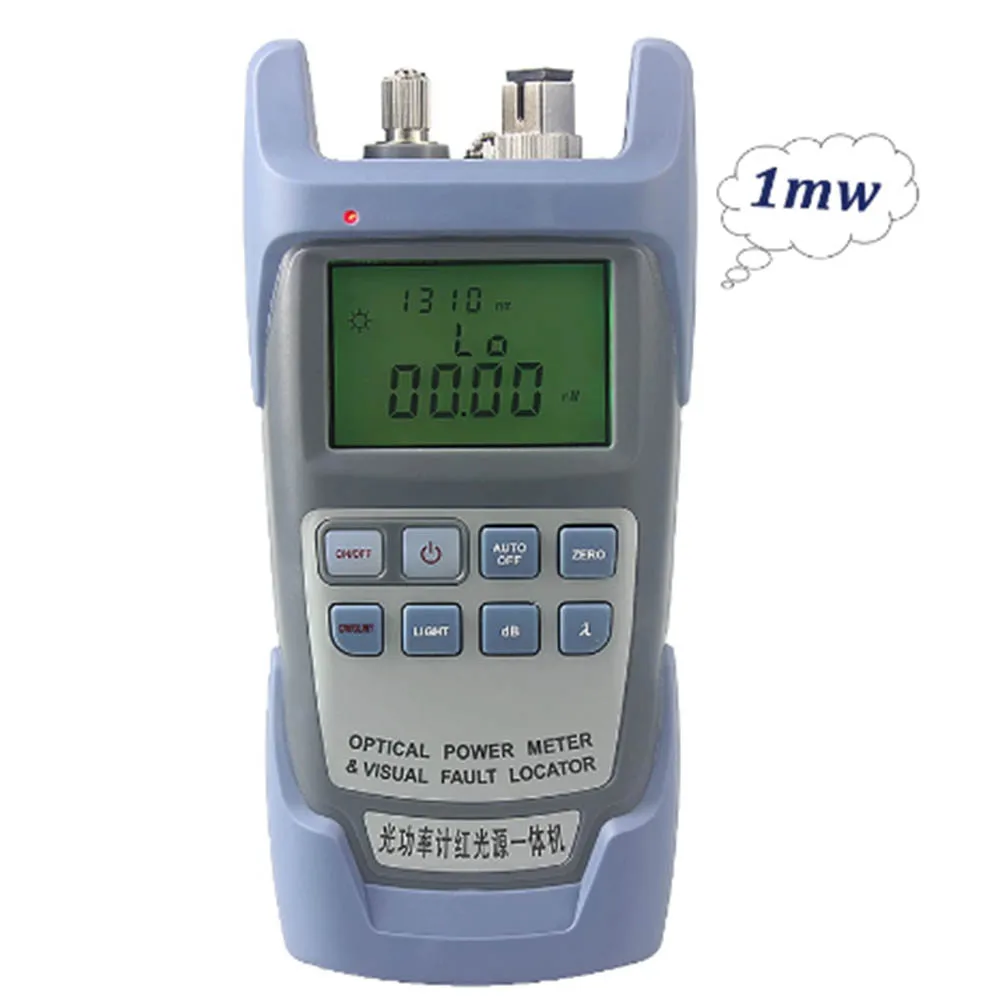 

High quality AUA 9 1MW Fiber Optic Optical Power Meter Laser PowerFTTX FTTH Cable Tester
