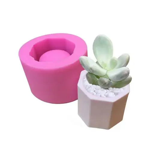 DIY силиконовая кастрюля формы Искусство ремесло полигональные чашки формы DIY суккулент цветочный горшок глина гипсовая штукатурка плесень бетона