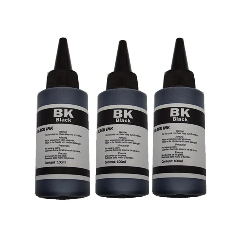 100ML 3BK Цвет набор заправки чернил, красителей Наборы для Epson BX625FW BX630FW BX635FWD BX925FWD BX935FWD WF-7015 WF-7515 WF-7525 принтер - Цвет: 100ML 3BK