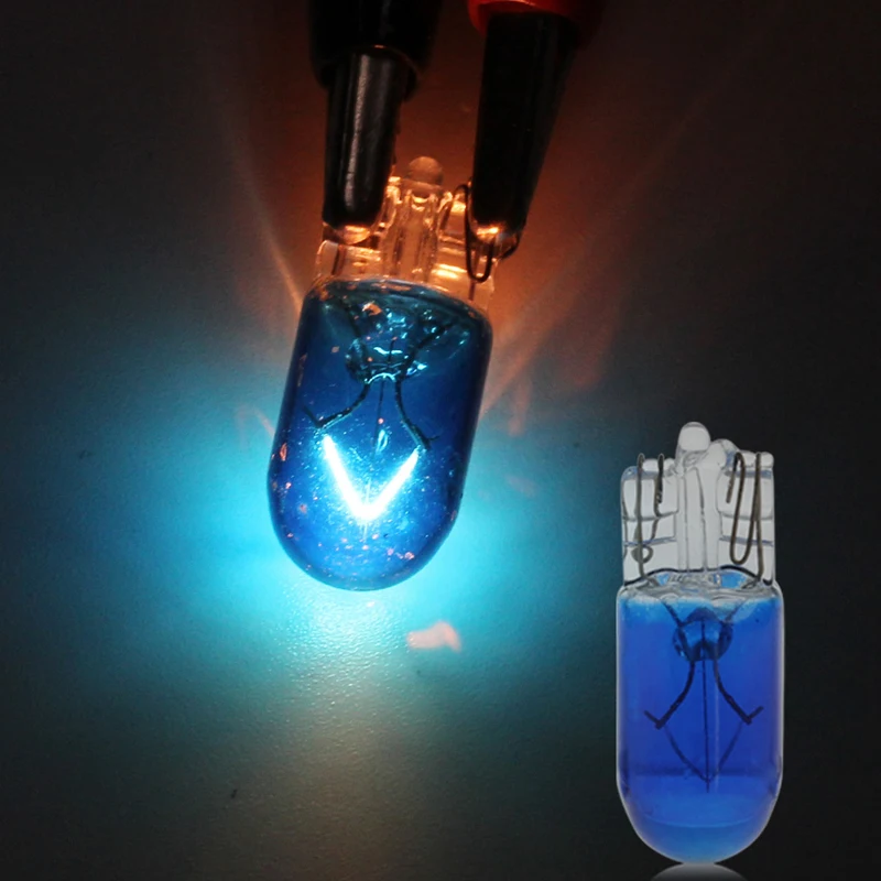 

D2TB 12V 5W Car Motorcycle Interior Lamp Halogen Bulb T10 Instrument Light